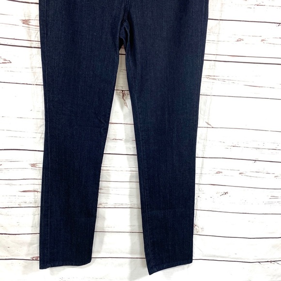 NYDJ Jeans Skinny Dark Enzyme Wash Size 6 - Picture 3 of 9